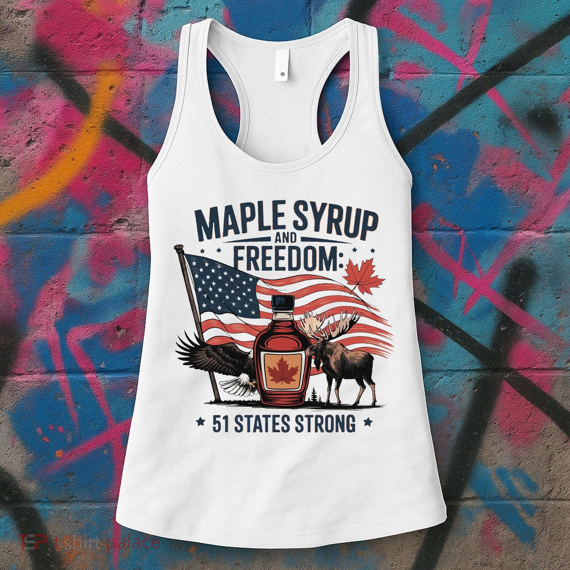 Trump Q Canada 51st State Of Usa Women's Tank Top