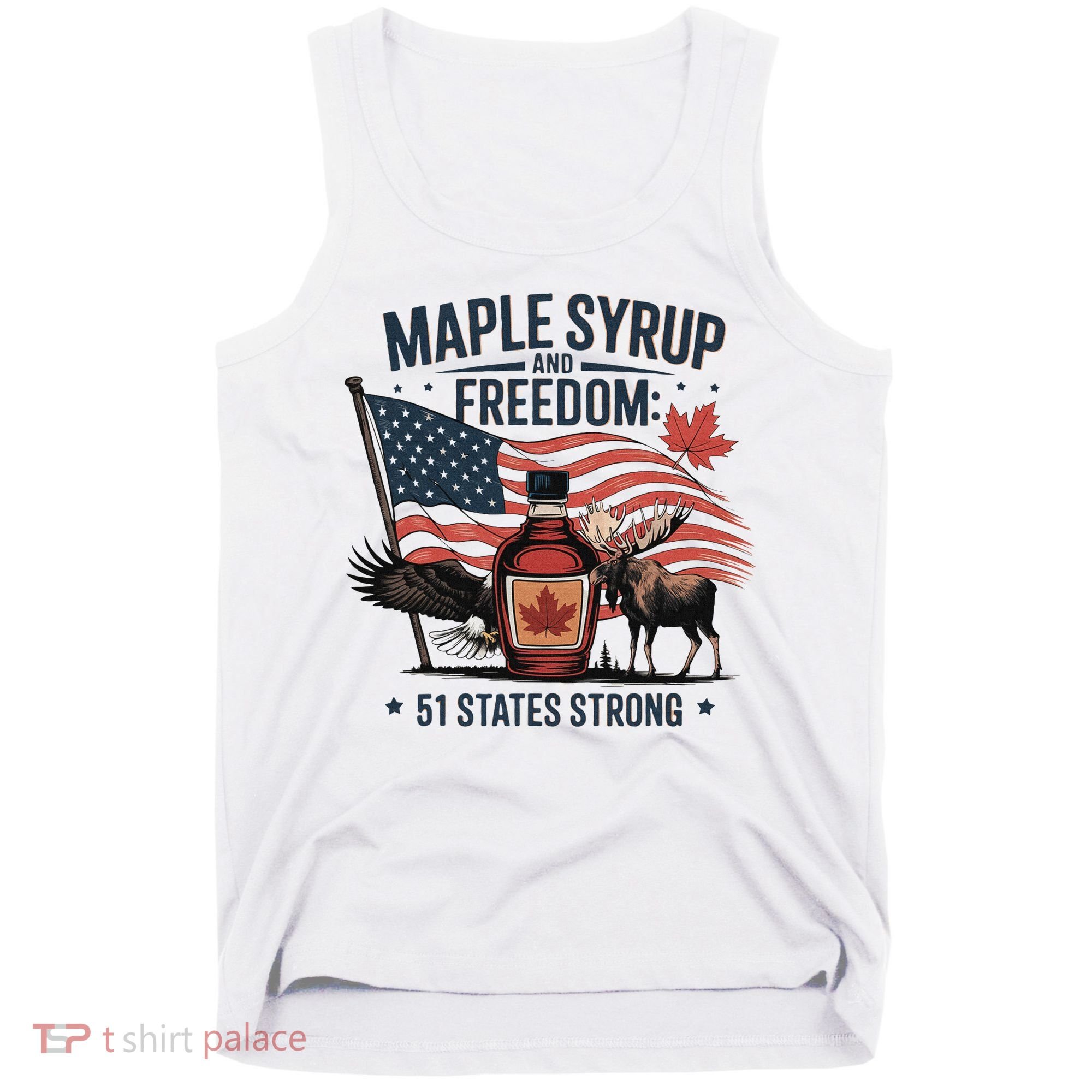 Trump Q Canada 51st State Of Usa Tank Top