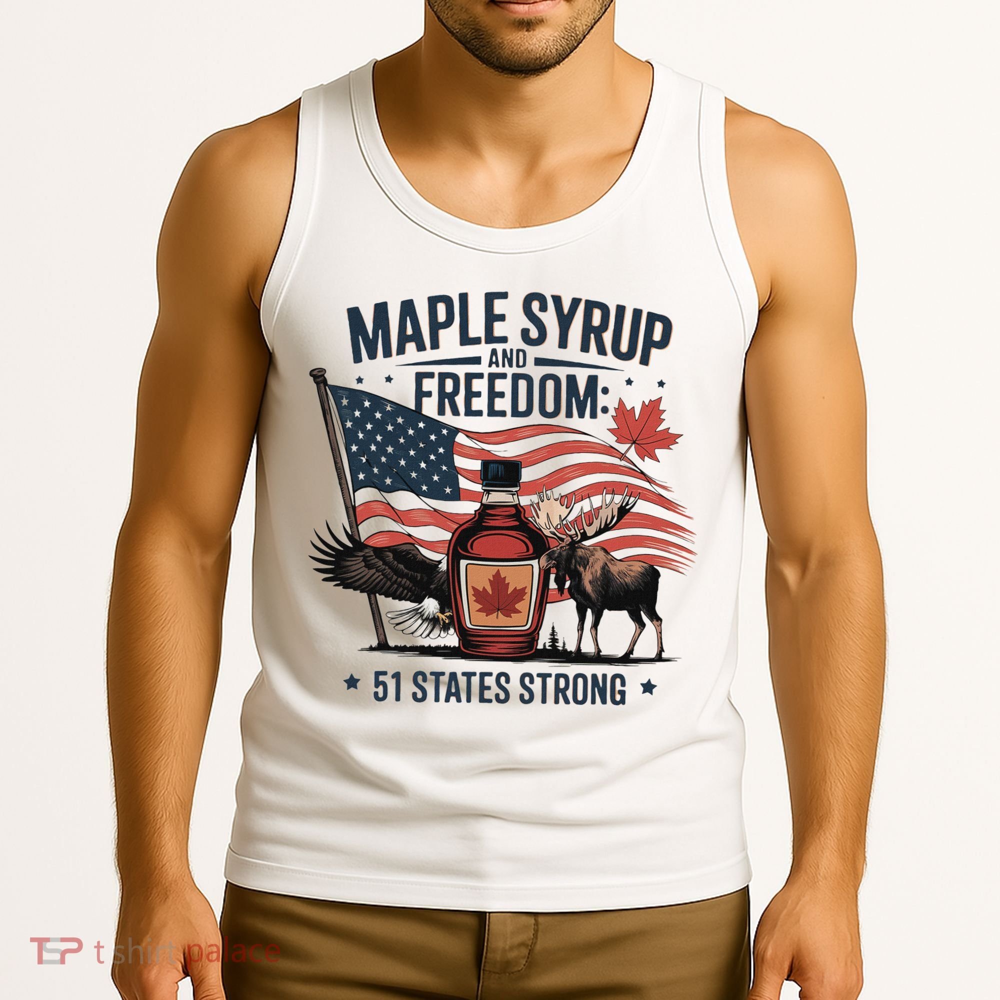 Trump Q Canada 51st State Of Usa Tank Top