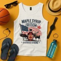 Trump Q Canada 51st State Of Usa Tank Top thumb 4