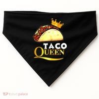 Taco Queen Cinco De Mayo USA-Made Doggie Bandana thumb 0