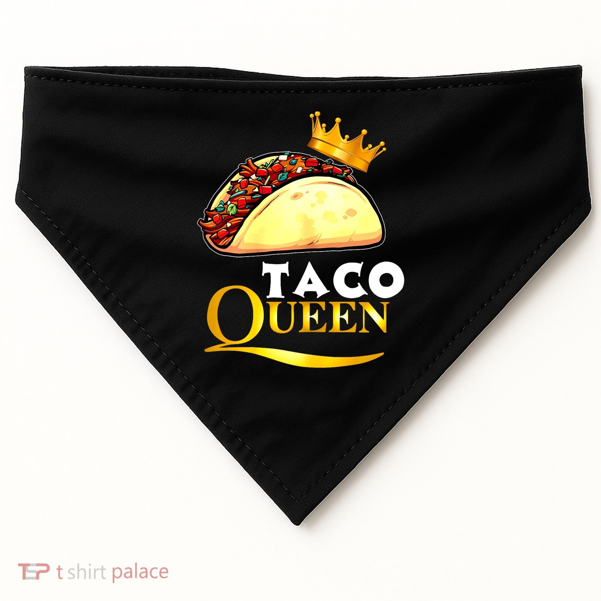 Taco Queen Cinco De Mayo USA-Made Doggie Bandana