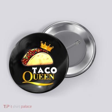 Taco Queen Cinco De Mayo Button