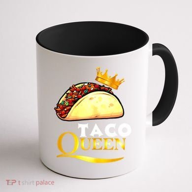 Taco Queen Cinco De Mayo Coffee Mug back