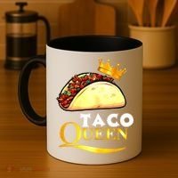 Taco Queen Cinco De Mayo Coffee Mug thumb 4