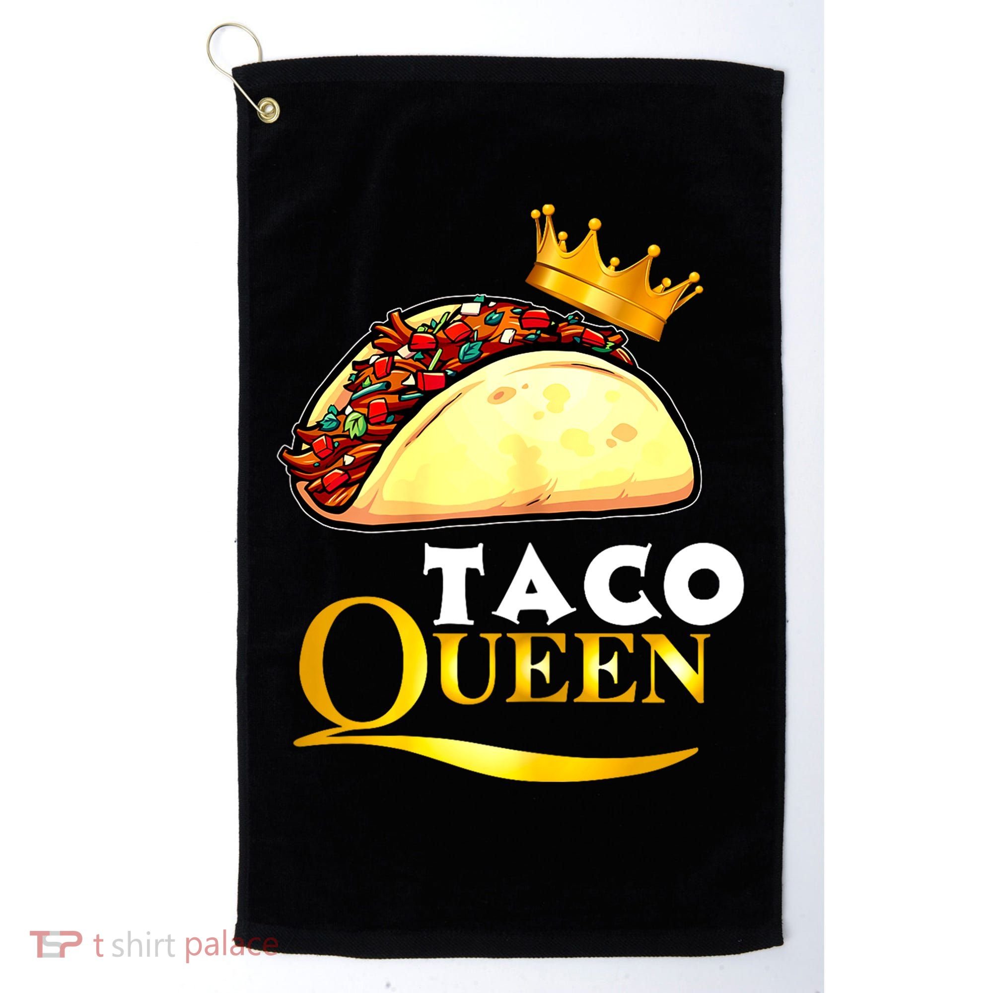 Taco Queen Cinco De Mayo Golf Towel
