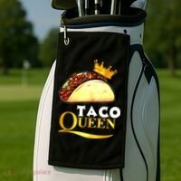 Taco Queen Cinco De Mayo Golf Towel thumb 2