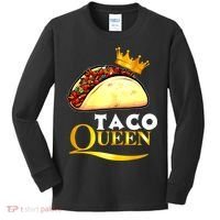 Taco Queen Cinco De Mayo Kids Long Sleeve Shirt thumb 0