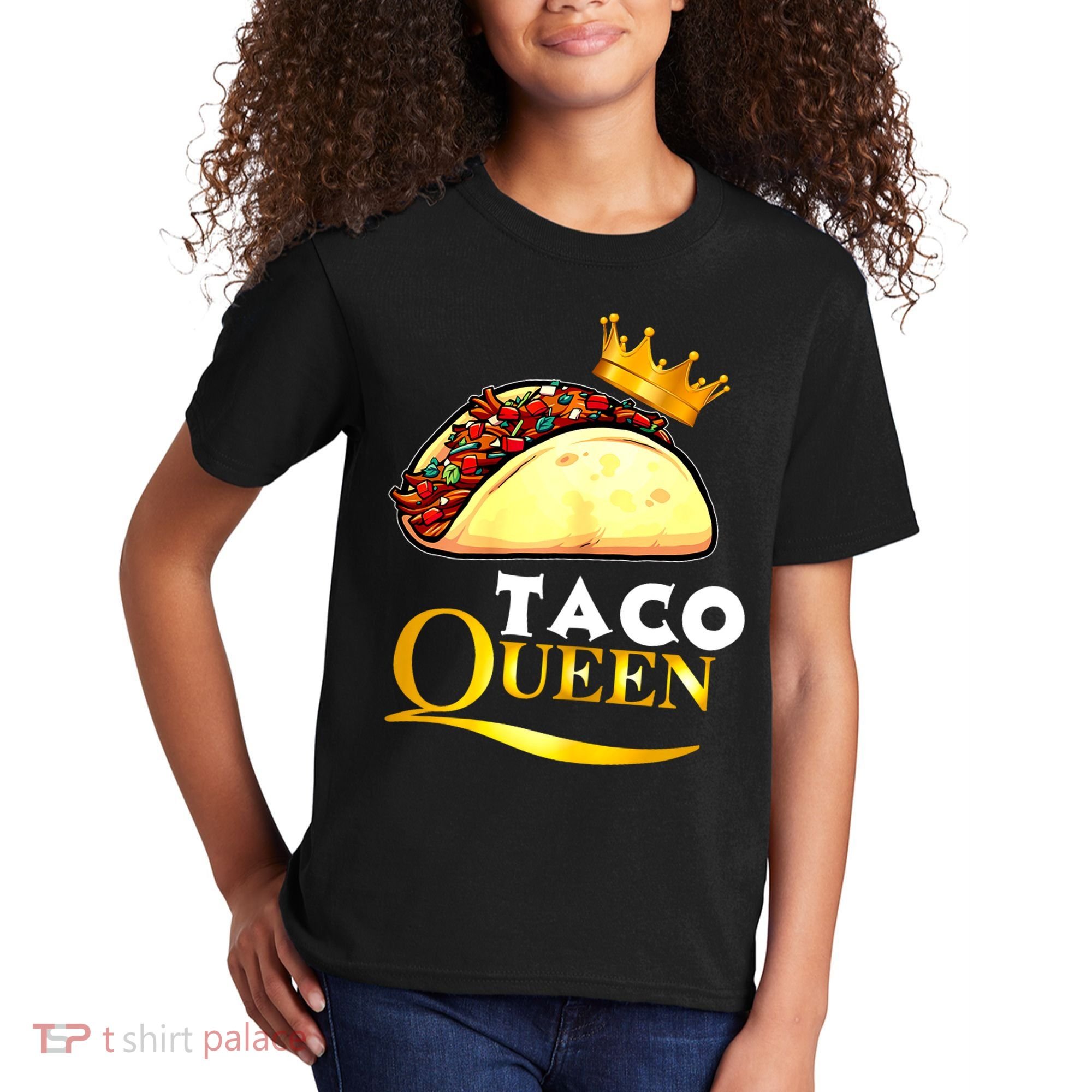 Taco Queen Cinco De Mayo Kids T-Shirt