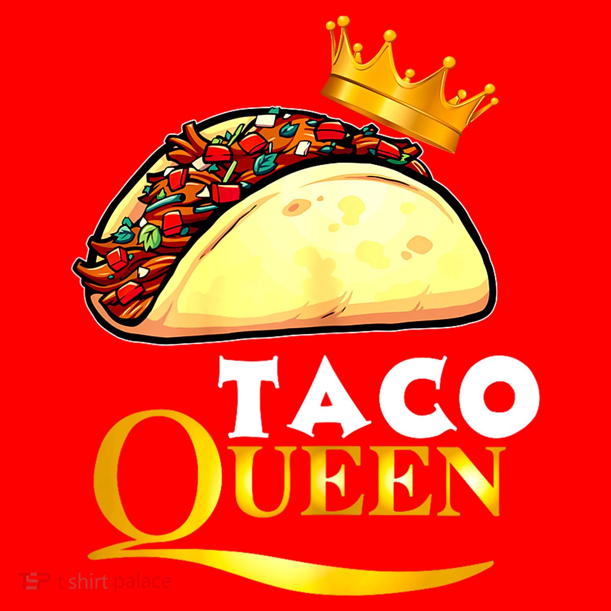 Taco Queen Cinco De Mayo Santa Hat