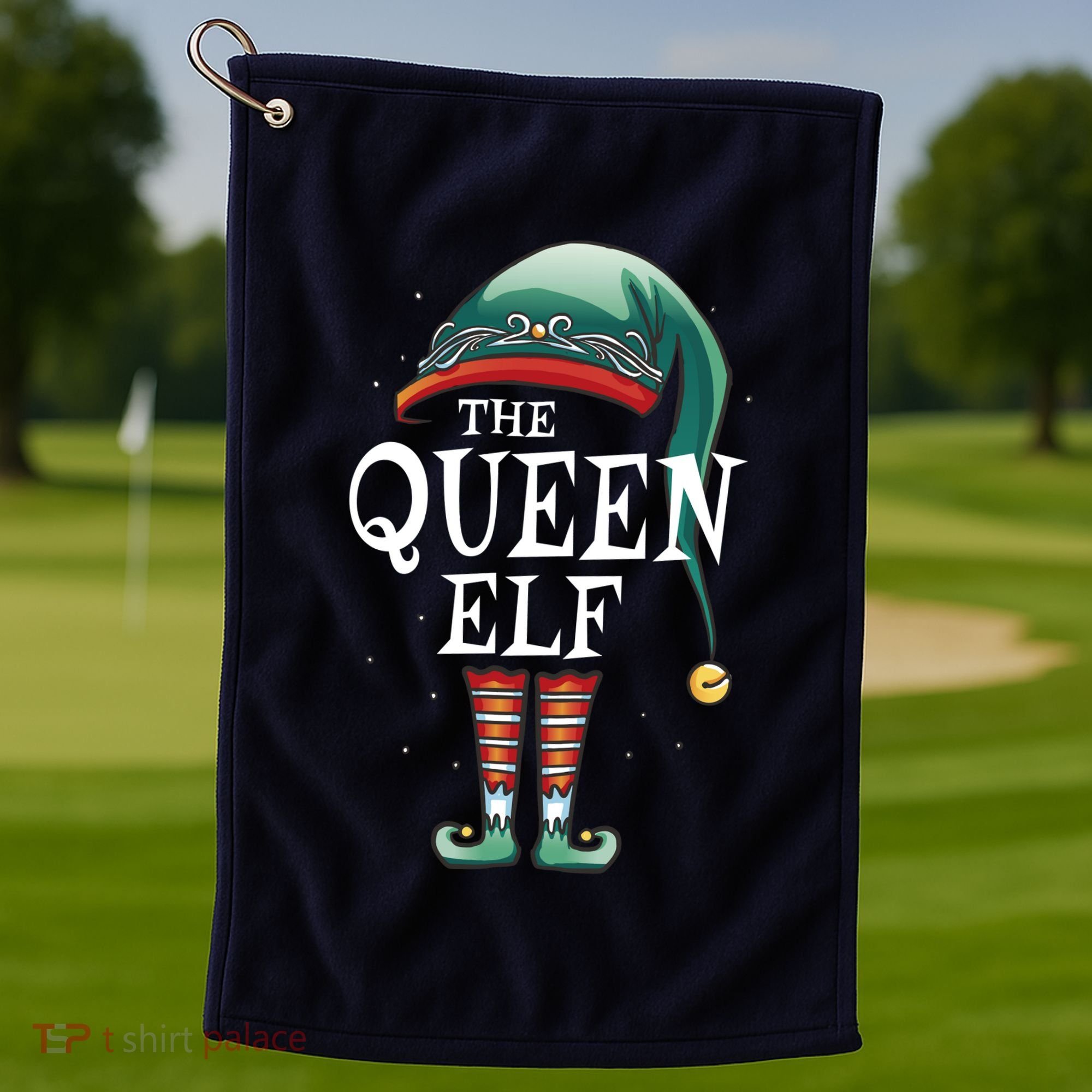 The Queen Elf Golf Towel