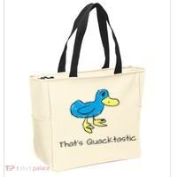 ThatS Quacktastic Funny Blue Duck Tote Bag thumb 2