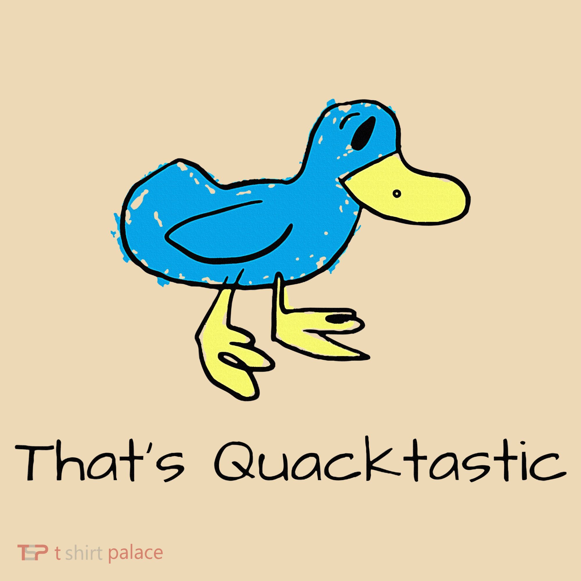 ThatS Quacktastic Funny Blue Duck Tote Bag