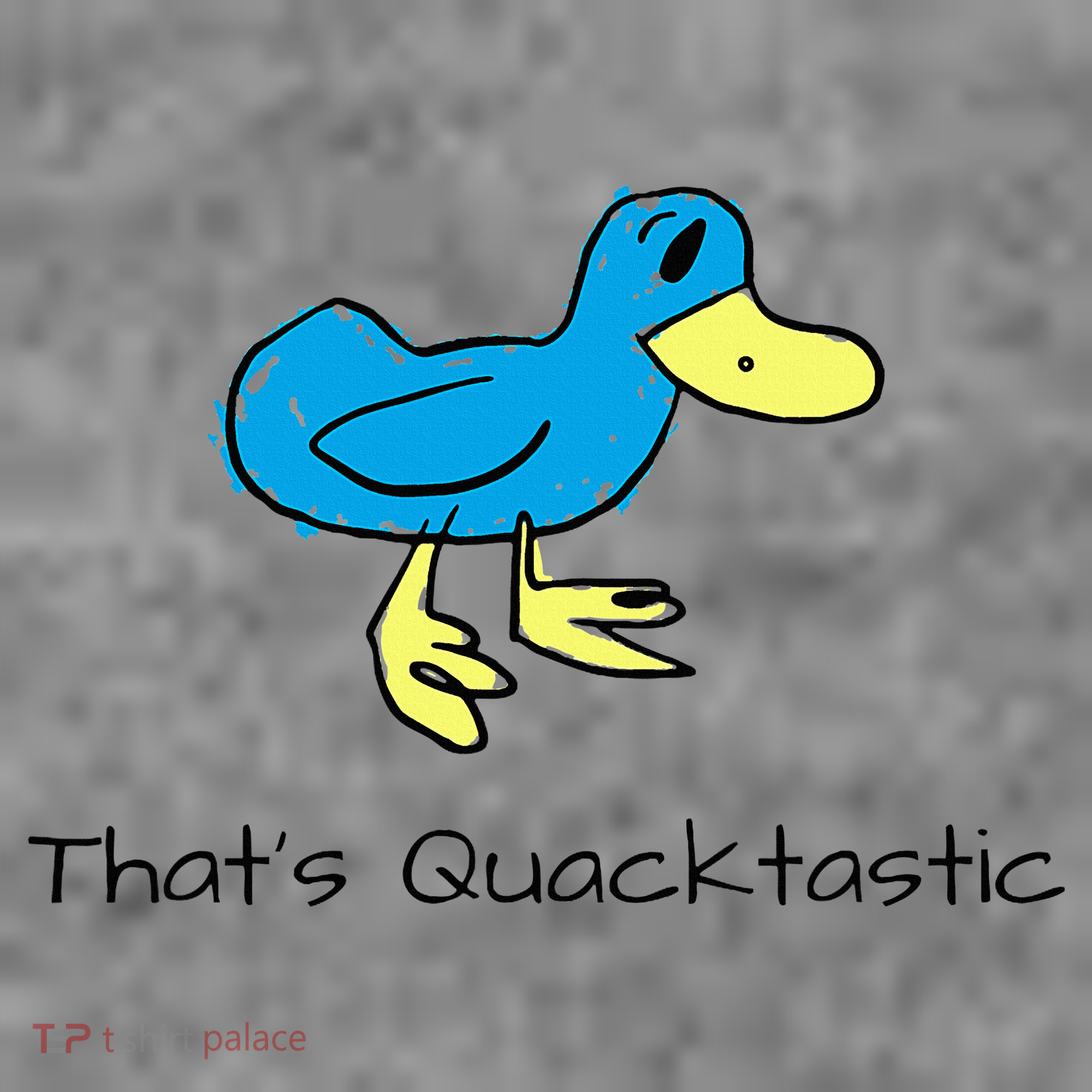 ThatS Quacktastic Funny Blue Duck Toddler Hoodie