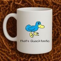 ThatS Quacktastic Funny Blue Duck Coffee Mug thumb 2