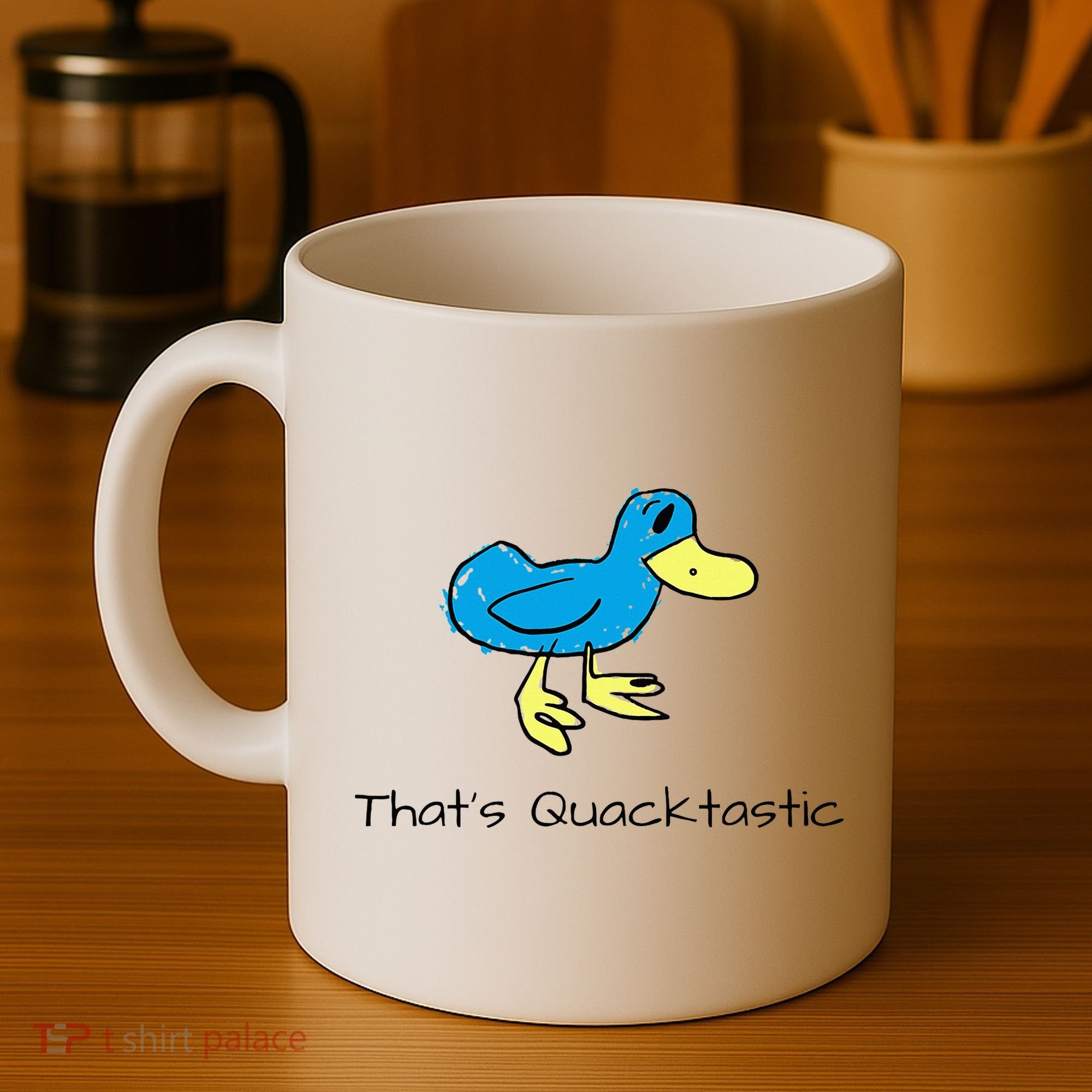 ThatS Quacktastic Funny Blue Duck Coffee Mug