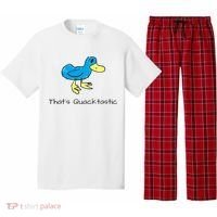 ThatS Quacktastic Funny Blue Duck Pajama Set thumb 0
