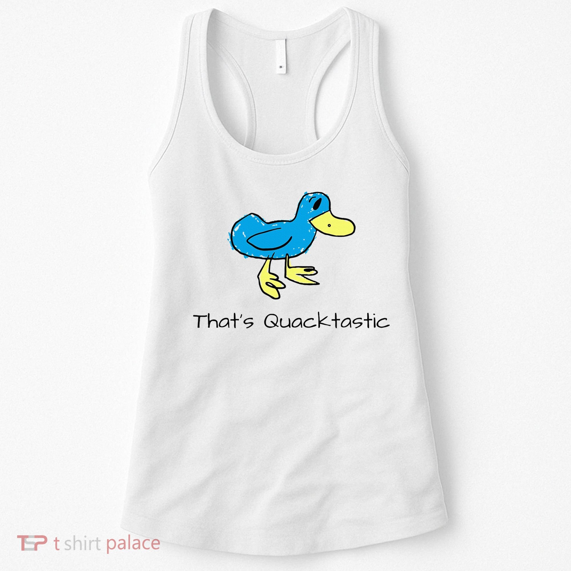 ThatS Quacktastic Funny Blue Duck Women's Tank Top