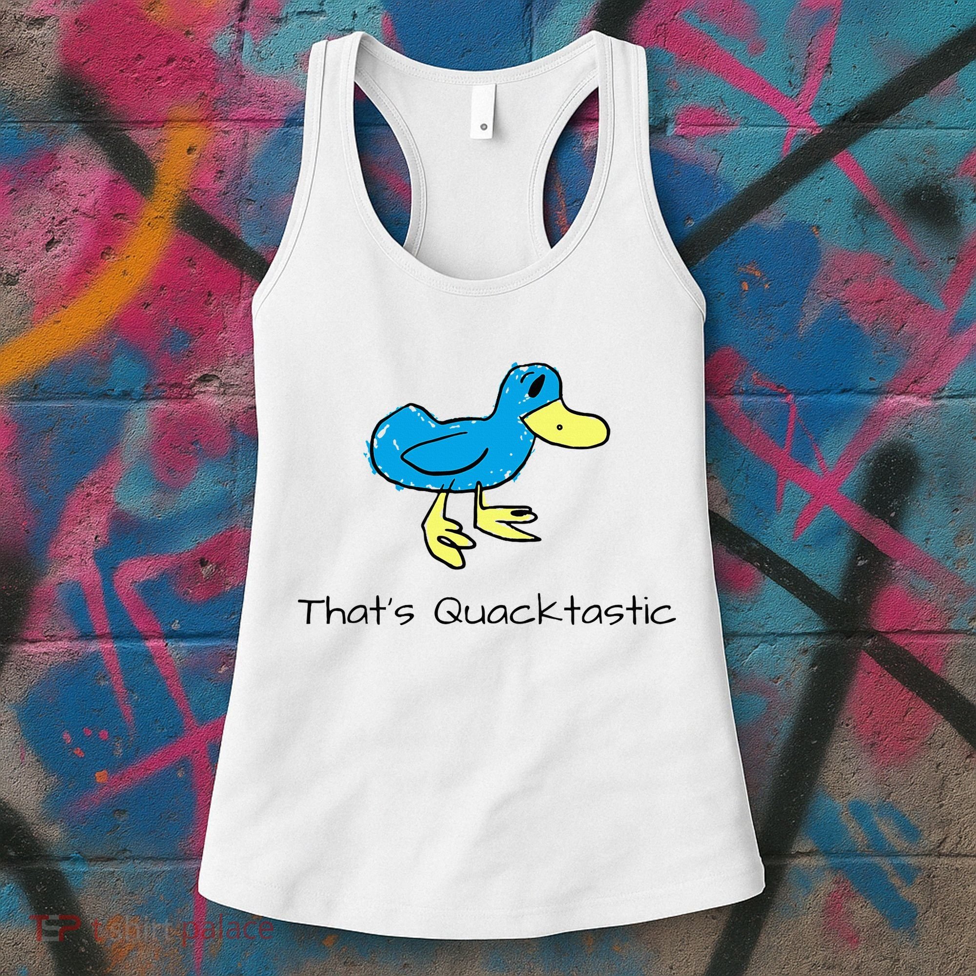ThatS Quacktastic Funny Blue Duck Women's Tank Top