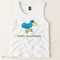 ThatS Quacktastic Funny Blue Duck Tank Top thumb 2