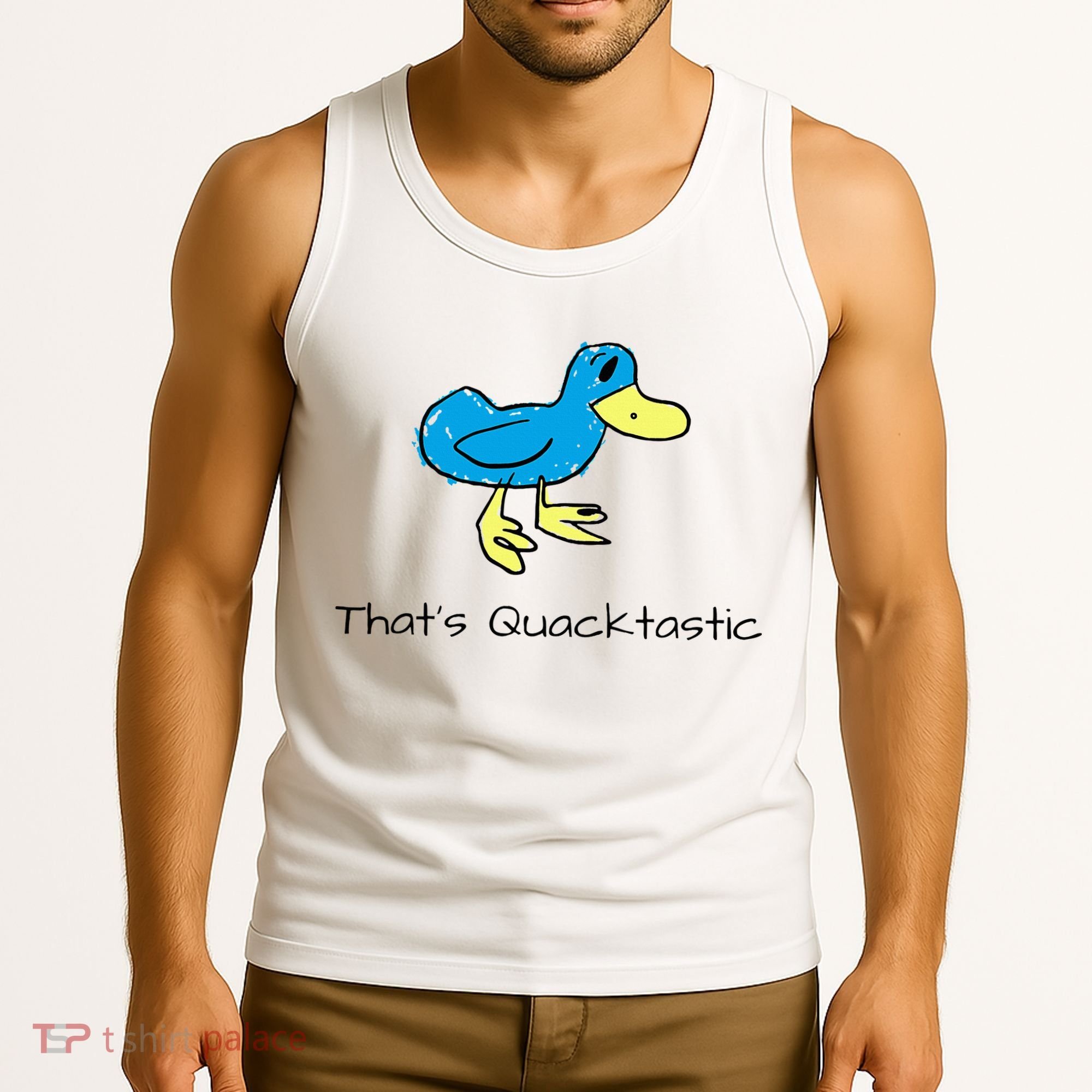 ThatS Quacktastic Funny Blue Duck Tank Top