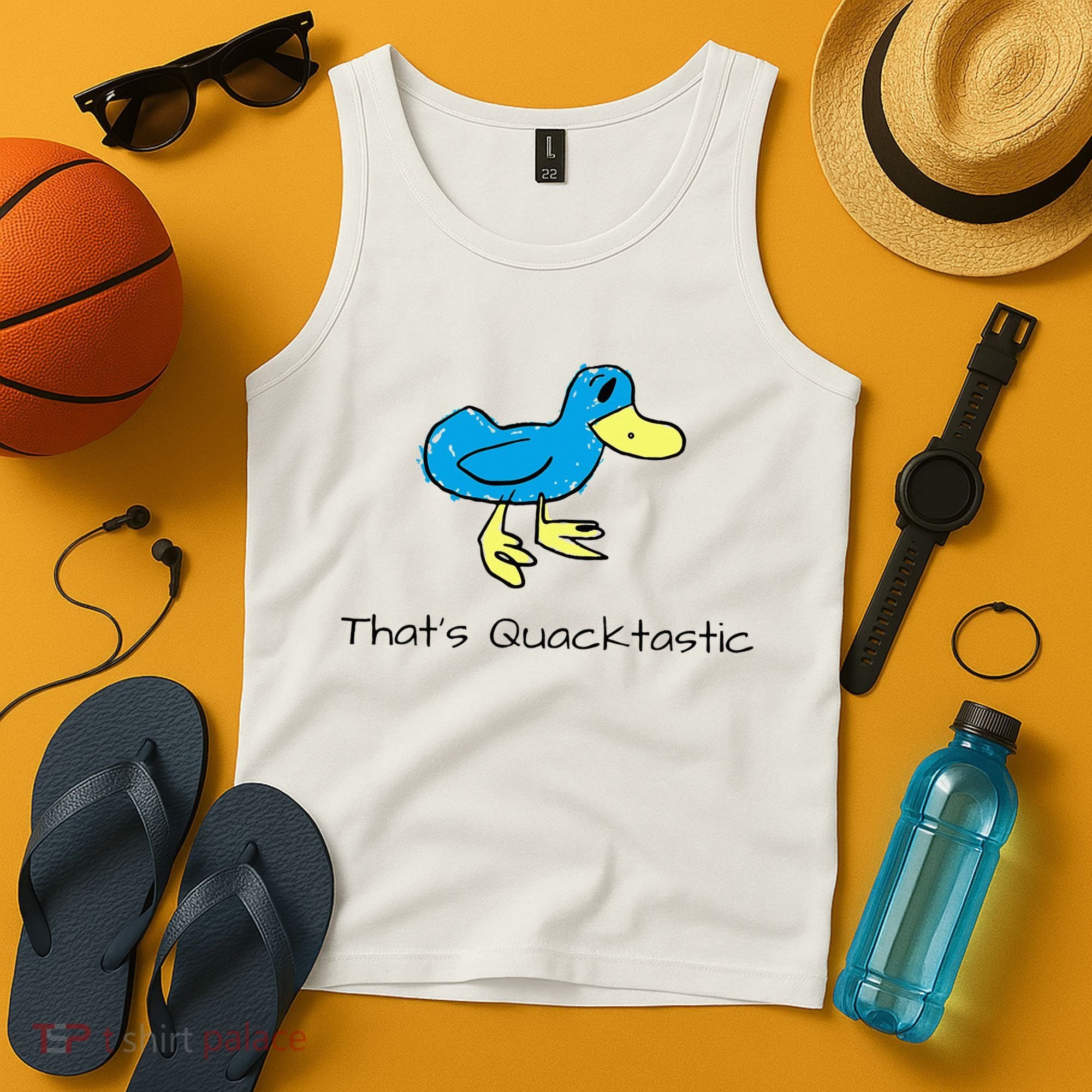 ThatS Quacktastic Funny Blue Duck Tank Top