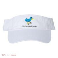 ThatS Quacktastic Funny Blue Duck Visor thumb 0