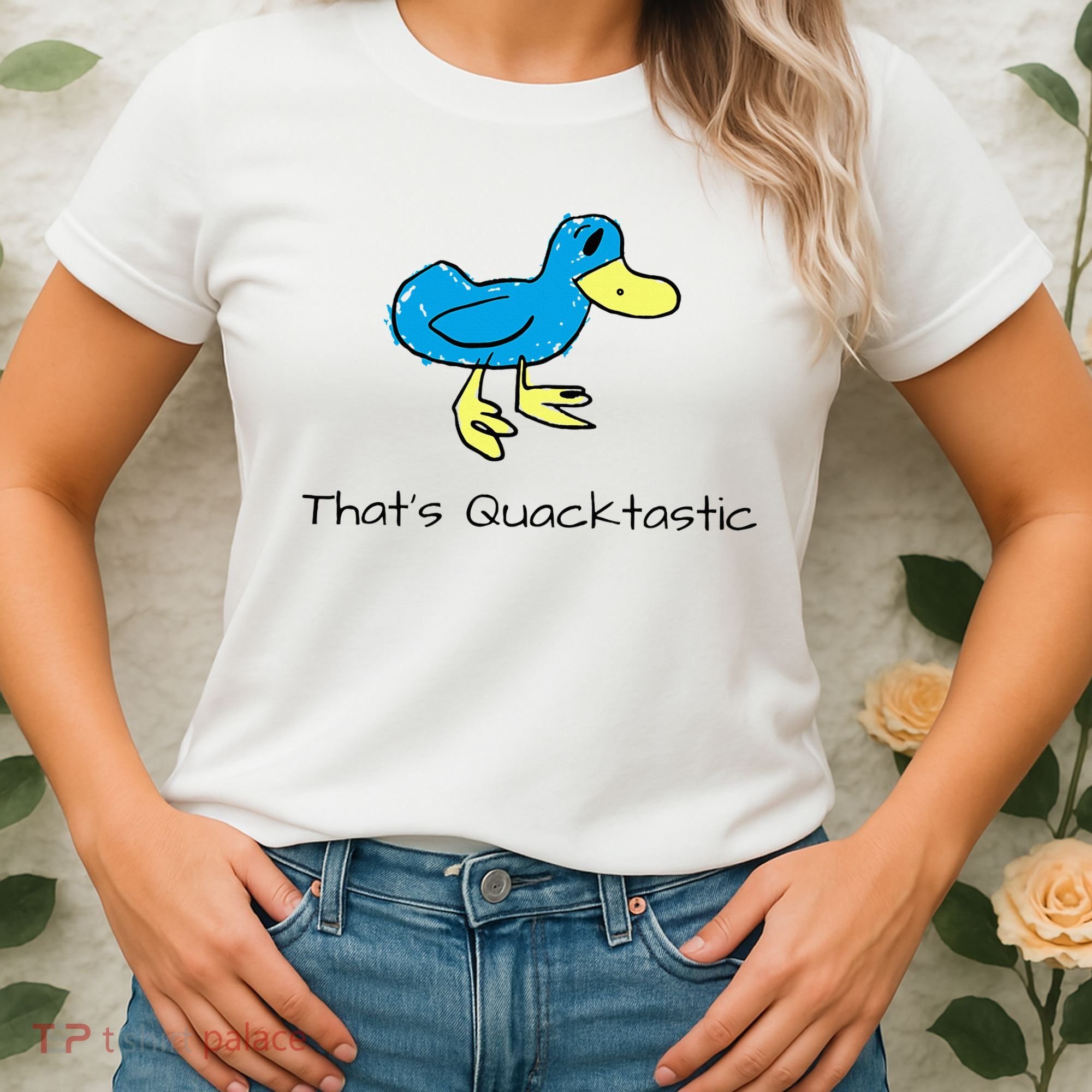 ThatS Quacktastic Funny Blue Duck Women's T-Shirt