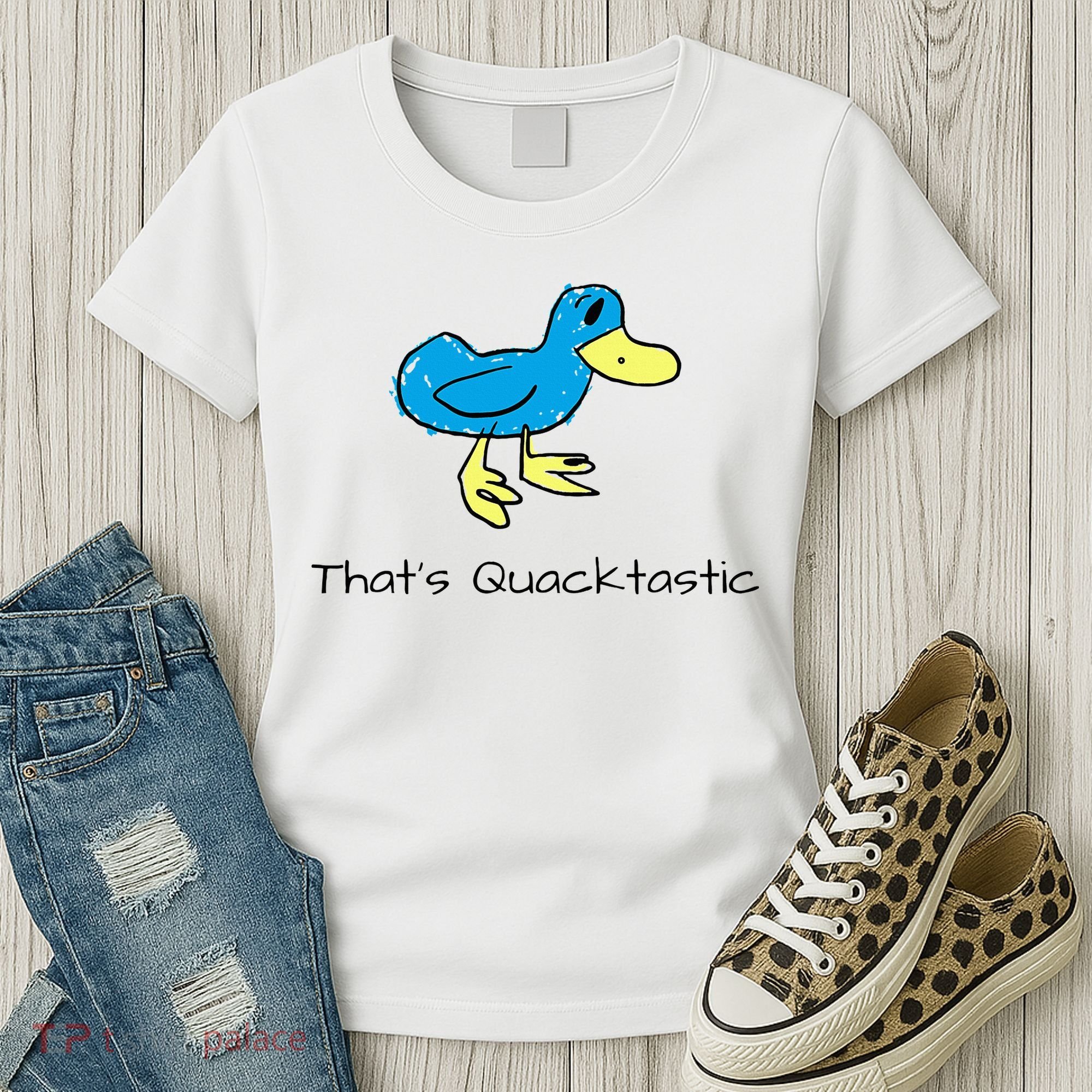 ThatS Quacktastic Funny Blue Duck Women's T-Shirt