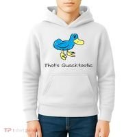 ThatS Quacktastic Funny Blue Duck Kids Hoodie thumb 4