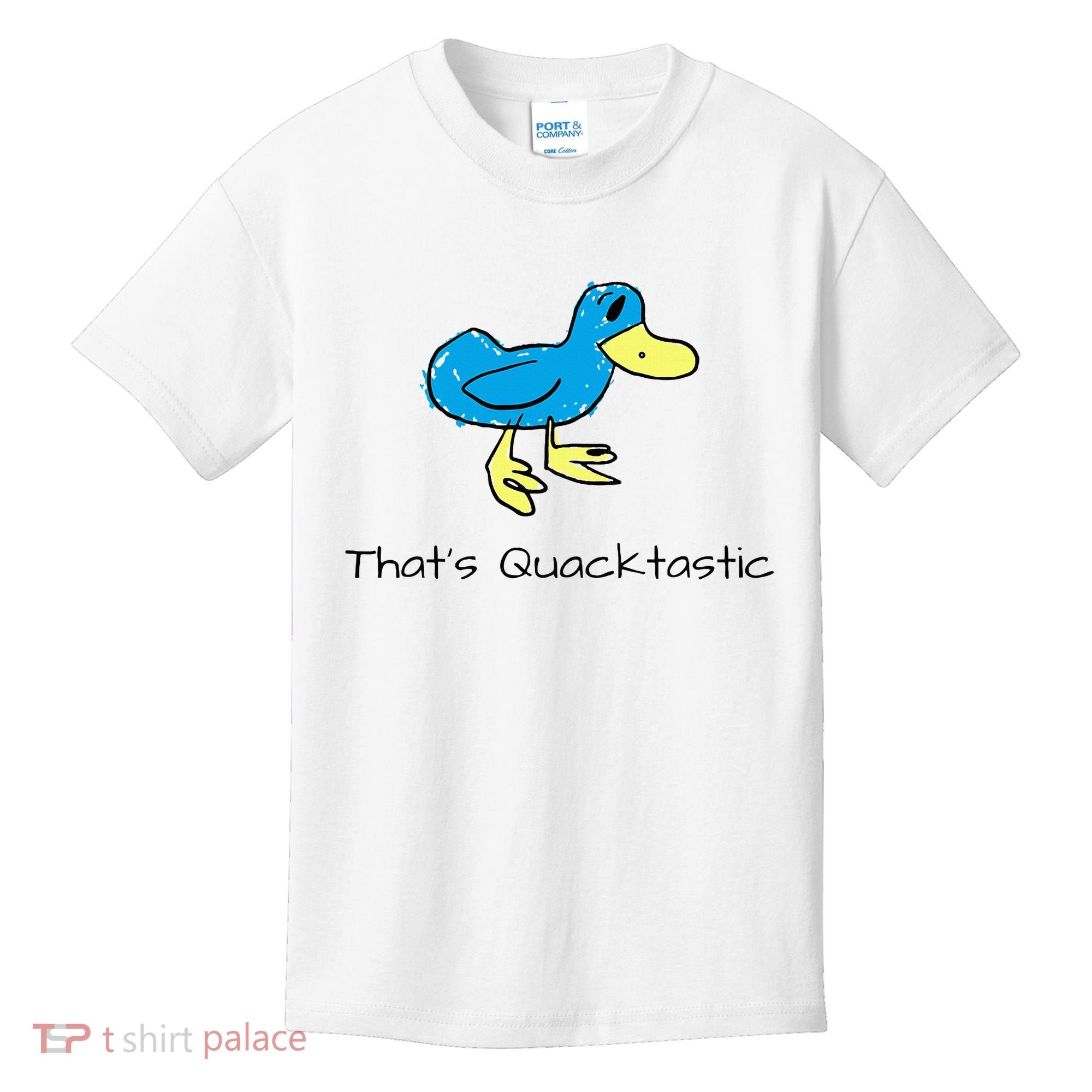 ThatS Quacktastic Funny Blue Duck Kids T-Shirt