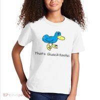 ThatS Quacktastic Funny Blue Duck Kids T-Shirt thumb 2