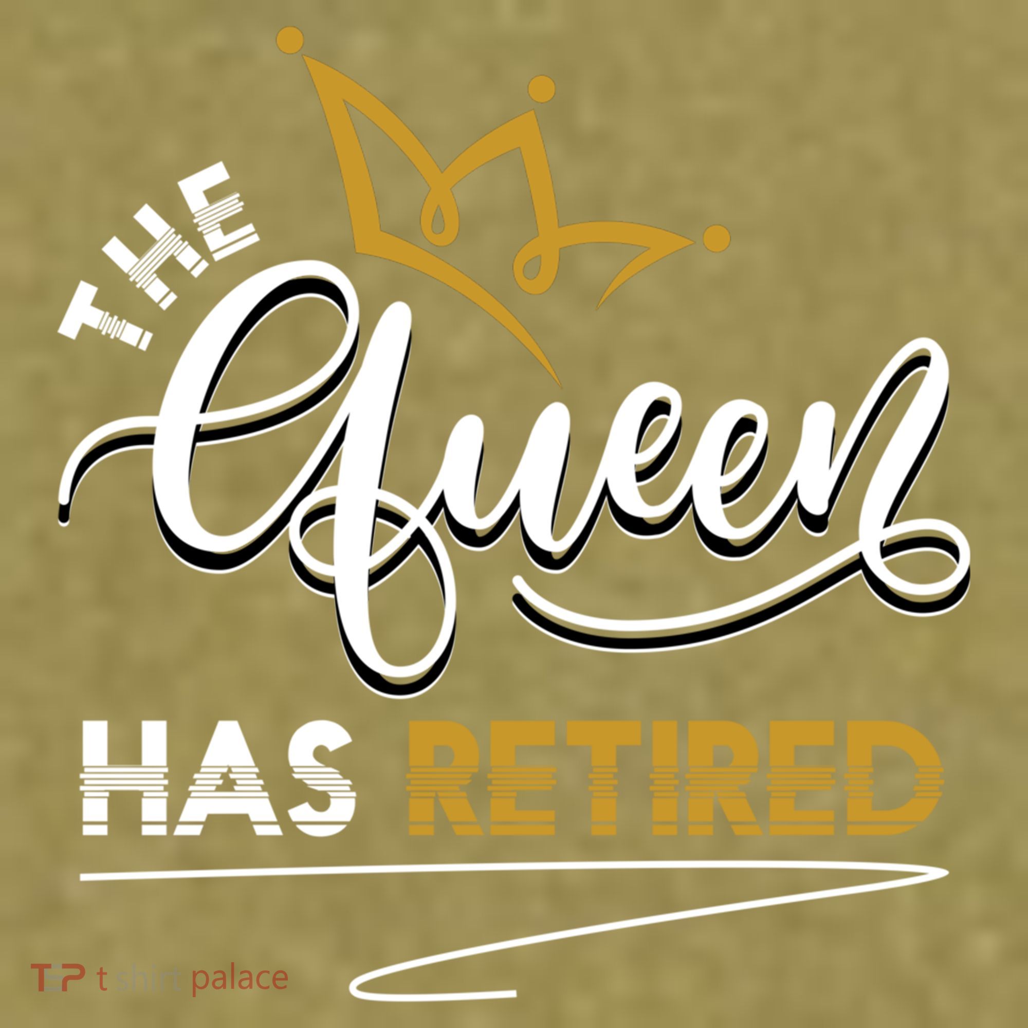 The Queen Has Retired Grandma Old Funny Retiret Gift Garment-Dyed Women's Muscle Tee