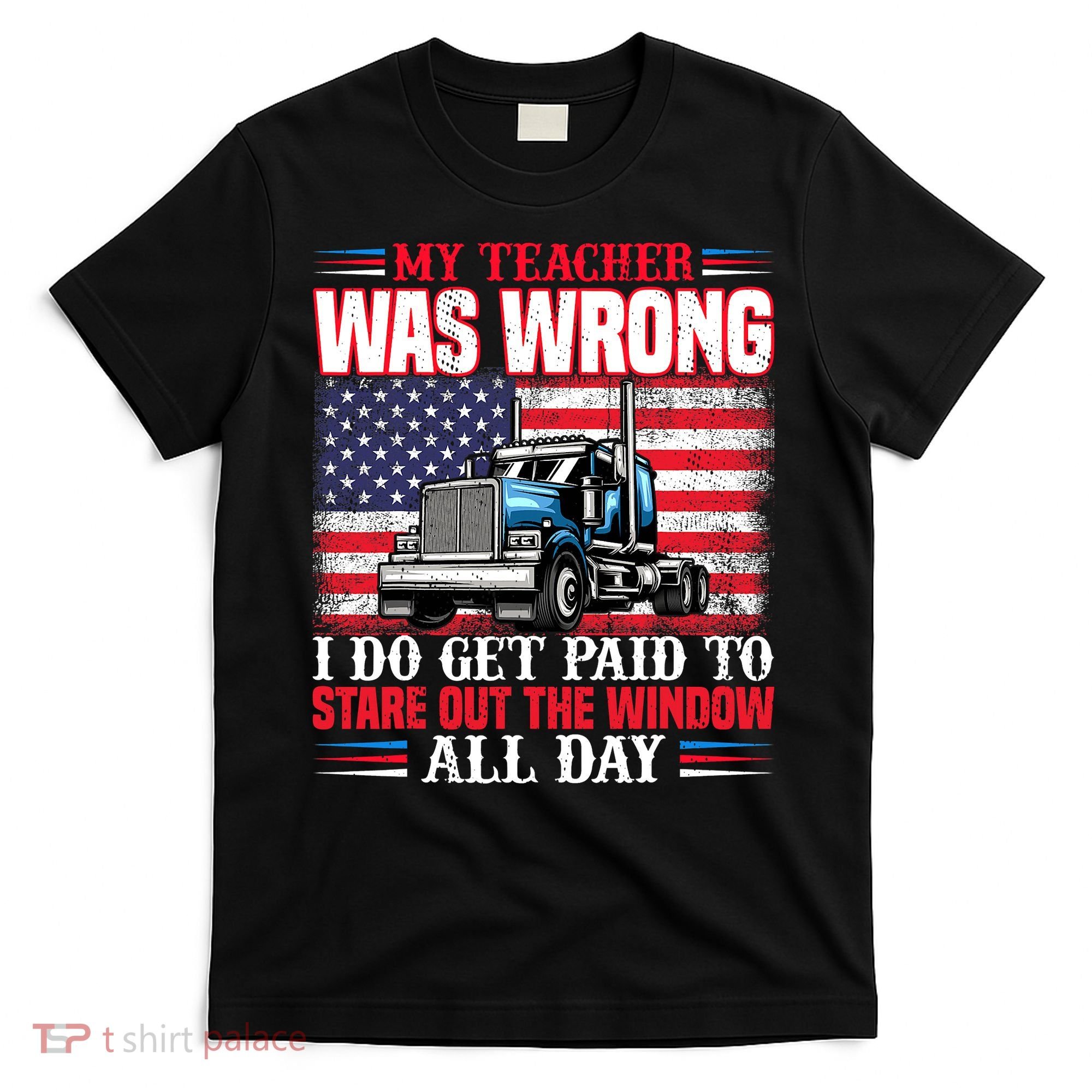 Teacher Quote I Do Get Paid To Stare Out The Window T-Shirt