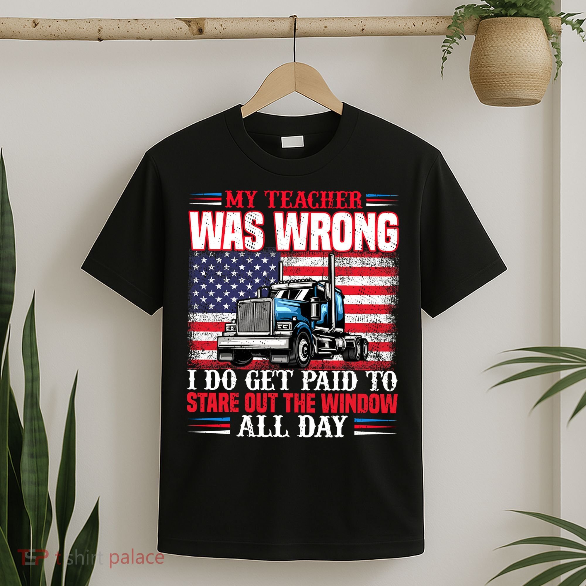 Teacher Quote I Do Get Paid To Stare Out The Window T-Shirt