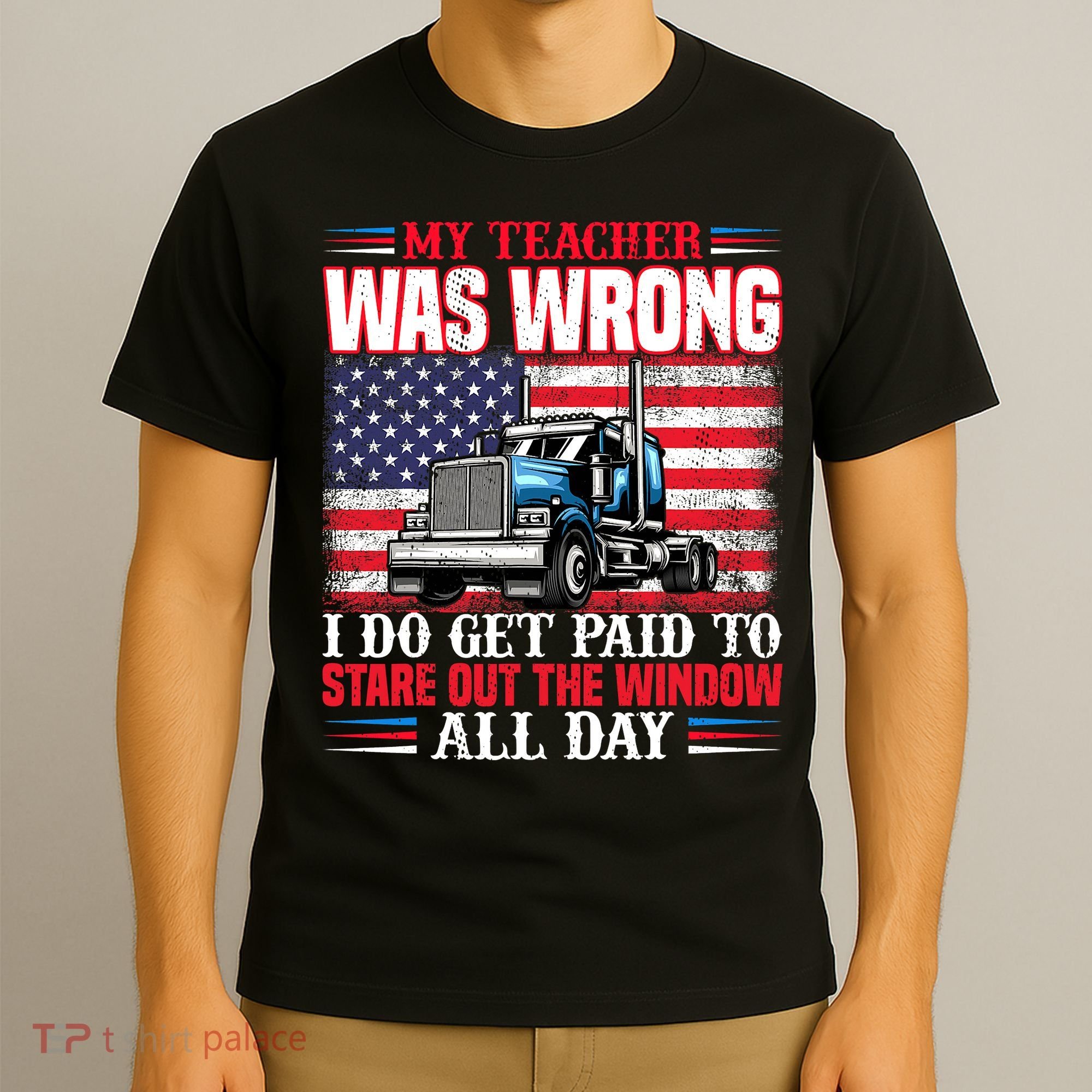 Teacher Quote I Do Get Paid To Stare Out The Window T-Shirt