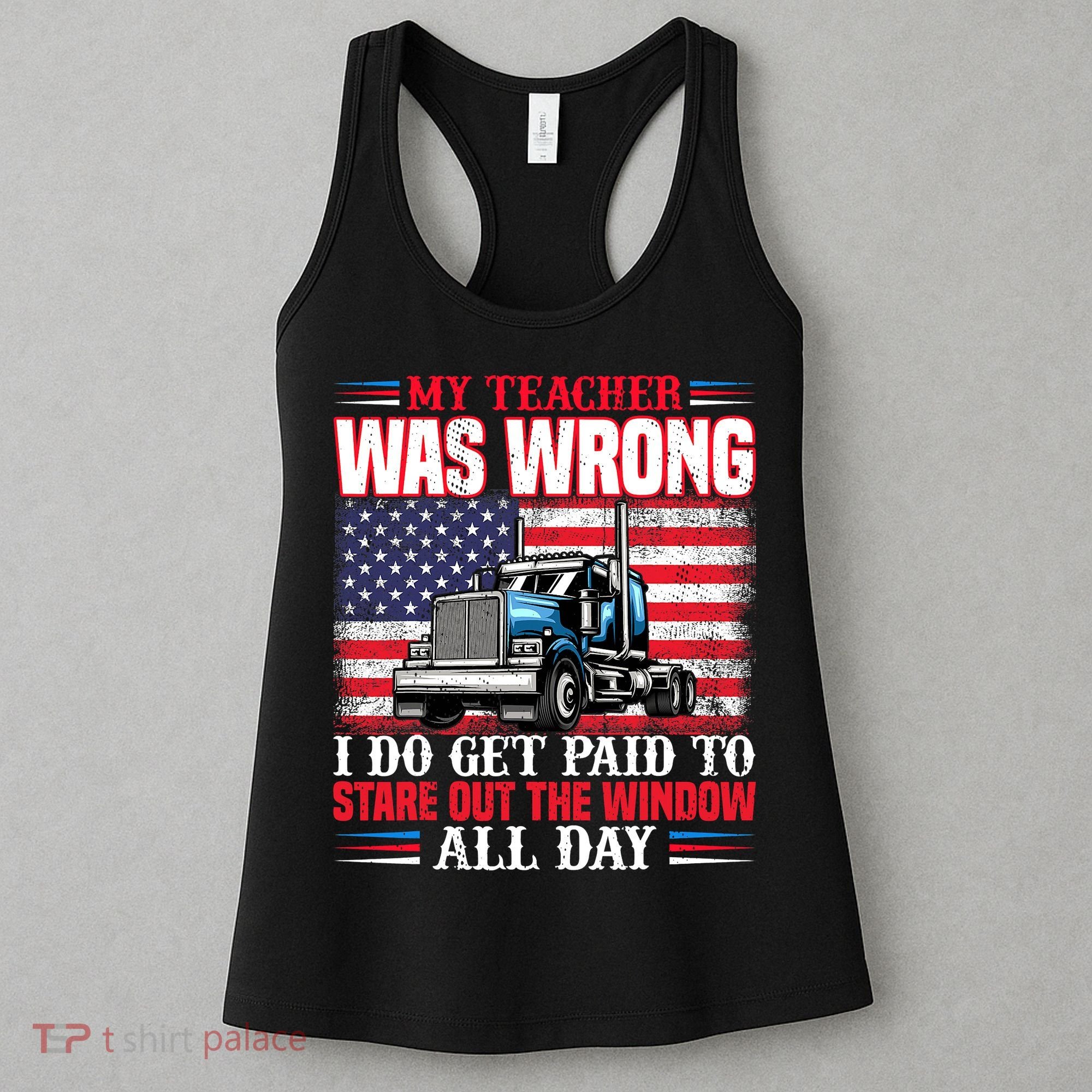 Teacher Quote I Do Get Paid To Stare Out The Window Women's Tank Top