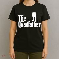 The Quadfather Leg Day Gym Motivation Pump Cover To Gains T-Shirt thumb 4