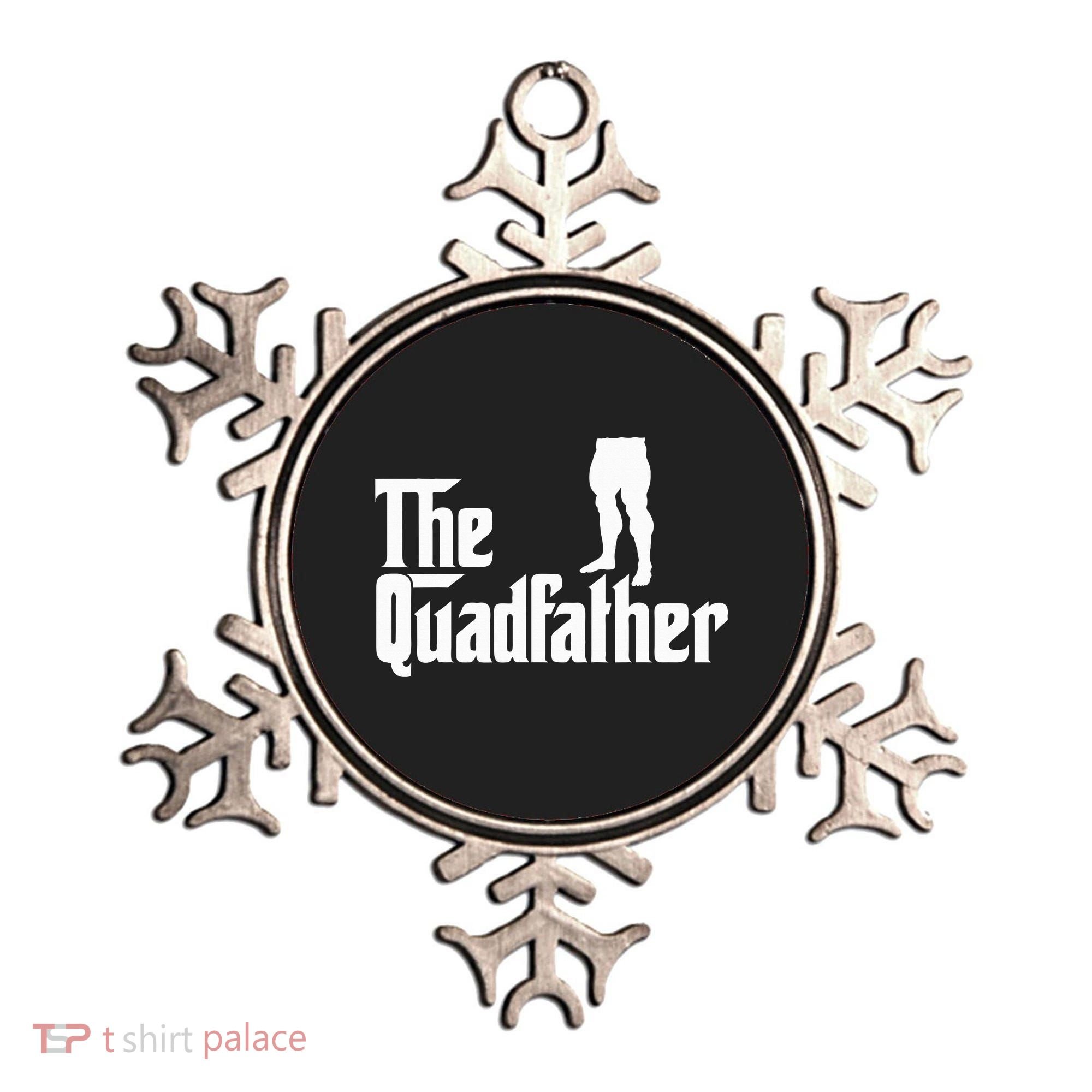The Quadfather Leg Day Gym Motivation Pump Cover To Gains Ornament