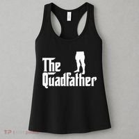 The Quadfather Leg Day Gym Motivation Pump Cover To Gains Women's Tank Top thumb 3