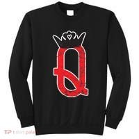 The Queen | Playing Card Poker Sweatshirt thumb 0