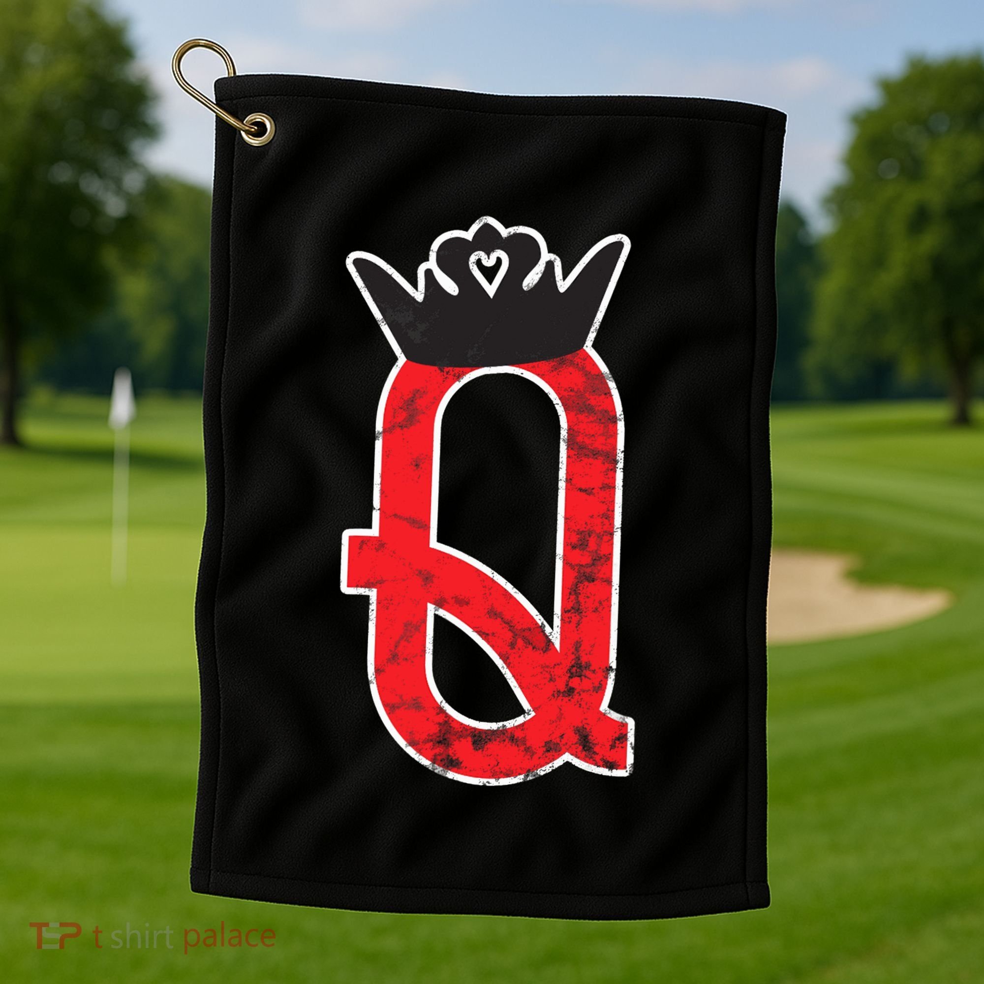 The Queen | Playing Card Poker Golf Towel