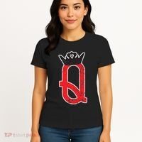 The Queen | Playing Card Poker Women's T-Shirt thumb 4