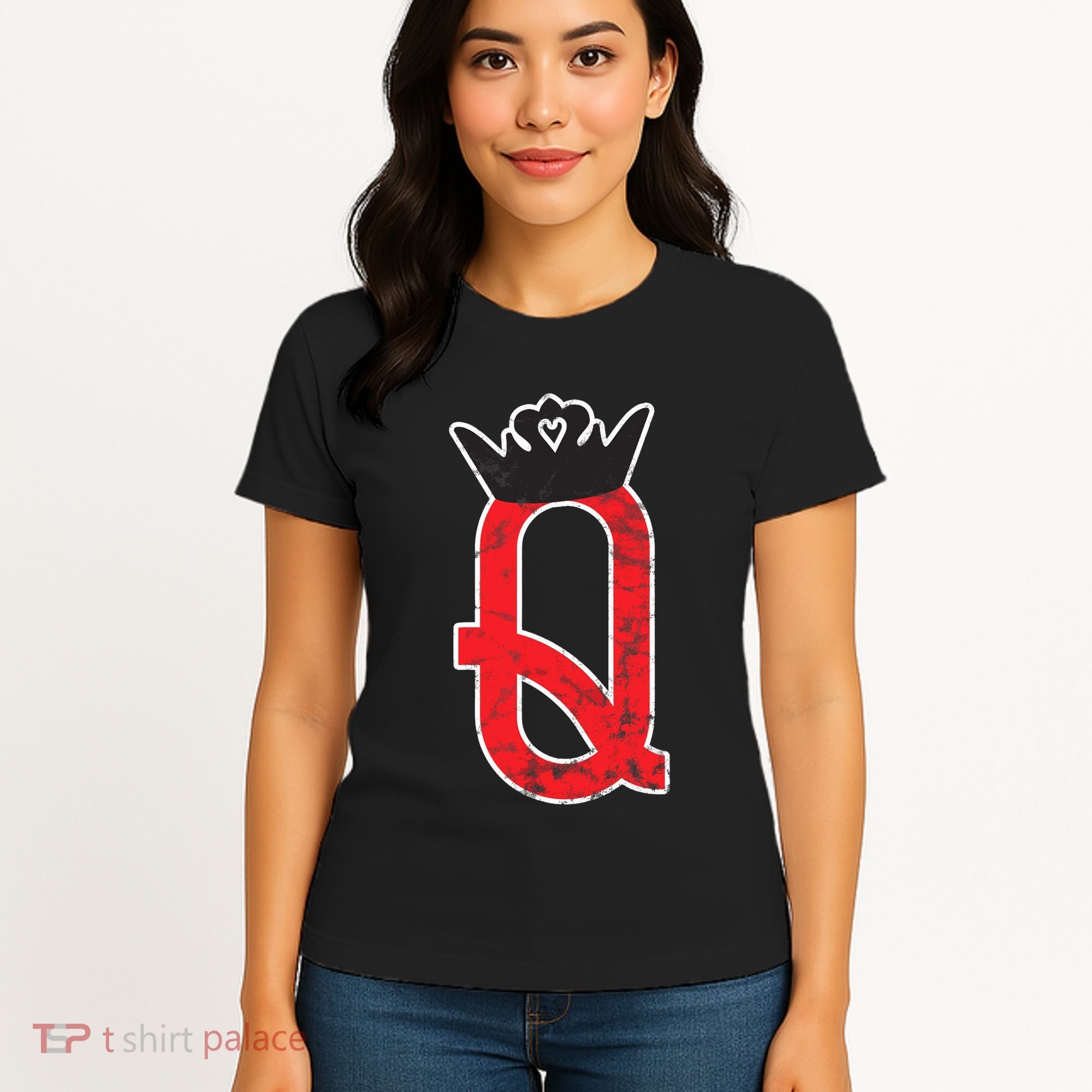 The Queen | Playing Card Poker Women's T-Shirt