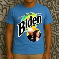 The Quicker Sniffer Upper Cute Gift Anti Biden Cute Gift Pro Trump Funny Great G T-Shirt thumb 3
