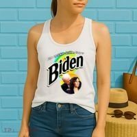 The Quicker Sniffer Upper Cute Gift Anti Biden Cute Gift Pro Trump Funny Great G Women's Tank Top thumb 2