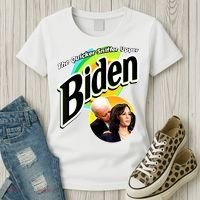 The Quicker Sniffer Upper Cute Gift Anti Biden Cute Gift Pro Trump Funny Great G Women's T-Shirt thumb 3
