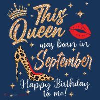 This Queen Was Born In September Happy Birthday To Me Hoodie thumb 2