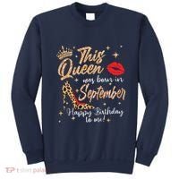 This Queen Was Born In September Happy Birthday To Me Sweatshirt thumb 0