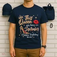 This Queen Was Born In September Happy Birthday To Me T-Shirt thumb 6